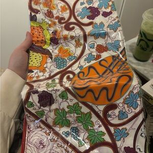 Colorful scalf from in gift tin